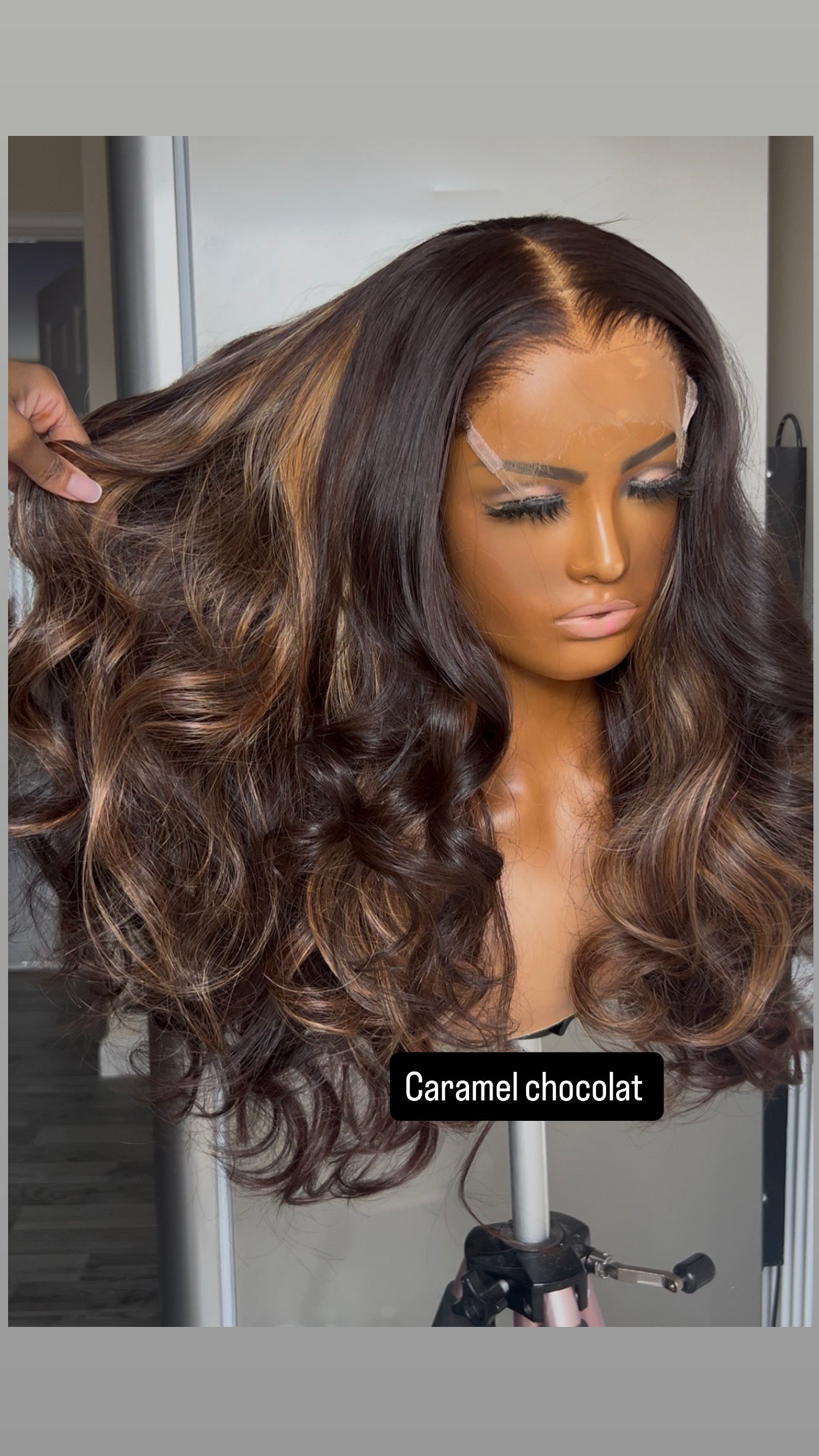 (Ready to ship) Caramel chocolat wig