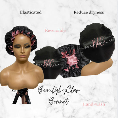 Reversible Satin Bonnets